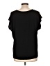 Vince Camuto Black Short Sleeve Top Size L - photo 2