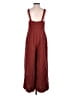 Express Solid Burgundy Brown Jumpsuit Size XS - photo 2