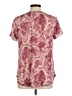 Lavender Brown 100% Rayon Pink Short Sleeve Blouse Size M - photo 2