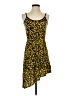 Silence and Noise 100% Viscose Animal Print Yellow Cocktail Dress Size S - photo 1