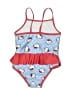 Hello Kitty Print Blue One Piece Swimsuit Size 2T - photo 2