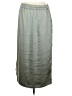 Gap 100% Polyester Solid Gray Casual Skirt Size M - photo 2