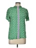 THML 100% Viscose Green Short Sleeve Blouse Size L - photo 1