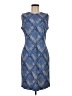J. McLaughlin Argyle Blue Cocktail Dress Size M - photo 1