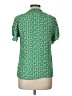 THML 100% Viscose Green Short Sleeve Blouse Size L - photo 2