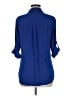 Express Outlet 100% Polyester Blue 3/4 Sleeve Blouse Size M - photo 2