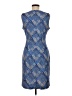 J. McLaughlin Argyle Blue Cocktail Dress Size M - photo 2