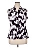 Calvin Klein Purple Sleeveless Blouse Size XL - photo 1