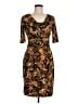 Connected Apparel Camo Brown Cocktail Dress Size 8 (petite) - photo 1