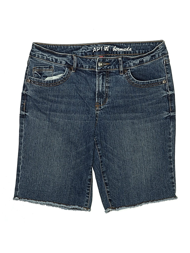 Pre-owned Apt. 9 Denim Shorts In Blue