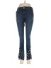 Zara Basic Polka Dots Blue Jeans Size 6 - photo 1