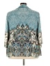 Sara Michelle 100% Polyester Teal Long Sleeve Blouse Size 3X - photo 2