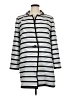 The Limited 100% Polyester Stripes Gray Coat Size 16 - photo 1