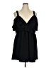 Boohoo Solid Black Cocktail Dress Size 16 - photo 1