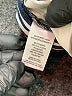 Soulmates 100% Polyester Stripes Blue Casual Pants Size L - photo 5