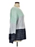 retrology 100% Acrylic Color Block Blue Pullover Sweater Size 1X - photo 4