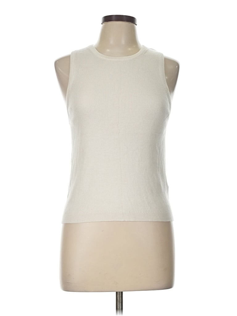 Pre-owned Jcrew Sweater Vest In Ivory