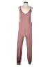 Eberjey Solid Pink Jumpsuit Size S - photo 1