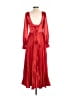 Unbranded 100% Polyester Red Cocktail Dress Size 2 - photo 2