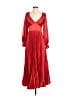 Unbranded 100% Polyester Red Cocktail Dress Size 2 - photo 1