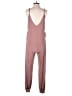 Eberjey Solid Pink Jumpsuit Size S - photo 2