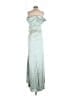 Unbranded 100% Polyester Silver Cocktail Dress Size 6 - photo 2
