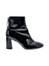 Alice + Olivia 100% Leather Black Ankle Boots Size EU 38 - photo 1