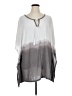 SIMPLE By Suzanne Betro Gray Poncho Size 1X - photo 1