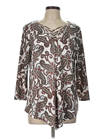 Nue Options 3/4 Sleeve Blouse (view 1)