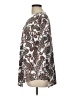 Nue Options Paisley Silver 3/4 Sleeve Blouse Size L - photo 5