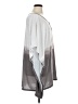 SIMPLE By Suzanne Betro Gray Poncho Size 1X - photo 4