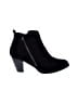 Just Fab Black Ankle Boots Size 8 1/2 - photo 1