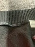 T Tahari Solid Black Pullover Sweater Size L - photo 7