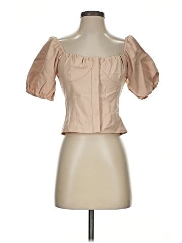WAYF Short Sleeve Blouse (view 1)