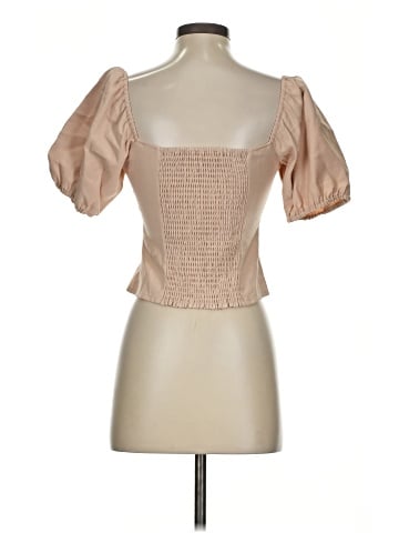 WAYF Short Sleeve Blouse (view 2)