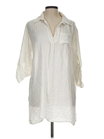 Raviya 3/4 Sleeve Button-Down Shirt (view 1)