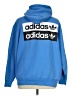 Adidas 100% Cotton Blue Pullover Hoodie Size XL - photo 2