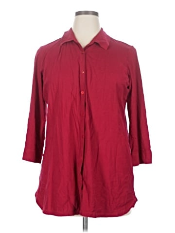Eileen Fisher 3/4 Sleeve Button-Down Shirt (view 1)