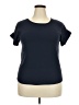 Entro Blue Short Sleeve Top Size XXL (estimated) - photo 1