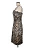 Cache Animal Print Brown Cocktail Dress Size 8 - photo 5