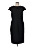 Talbots Solid Black Casual Dress Size 12 - photo 1