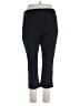 St. John's Bay Solid Black Active Pants Size 18 - photo 2