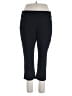 St. John's Bay Solid Black Active Pants Size 18 - photo 1