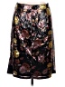 Gilli 100% Polyester Print Black Formal Skirt Size 16 - photo 1
