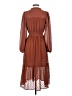 Mine 100% Polyester Brown Casual Dress Size S - photo 2