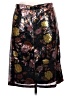 Gilli 100% Polyester Print Black Formal Skirt Size 16 - photo 2