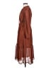 Mine 100% Polyester Brown Casual Dress Size S - photo 5
