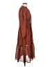Mine 100% Polyester Brown Casual Dress Size S - photo 4