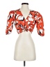 Hunter Bell Orange Red 3/4 Sleeve Blouse Size S - photo 1