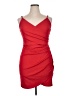 By & By Solid Red Cocktail Dress Size XL - photo 1